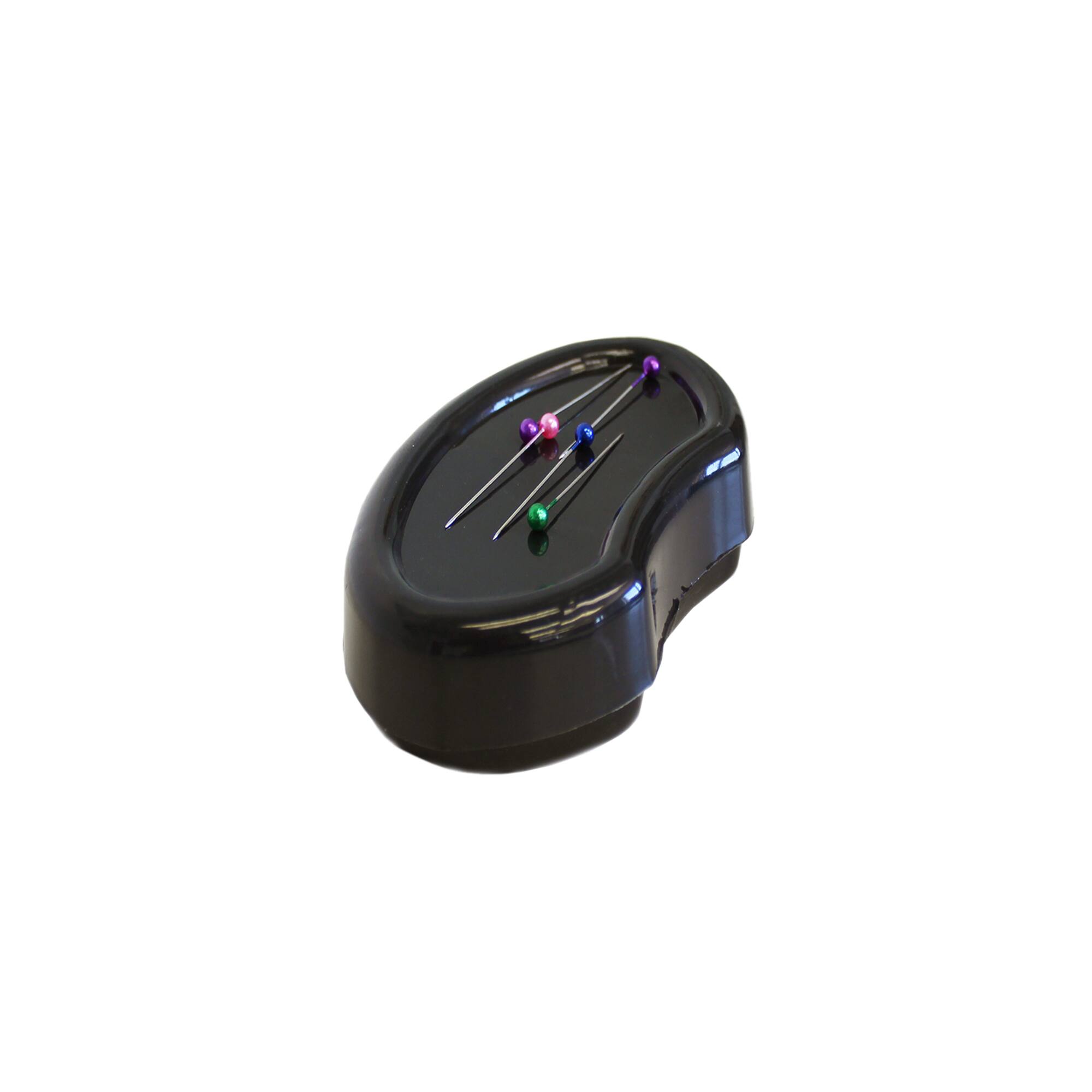 12 Pack: Black Magnetic Pin Cushion by Loops & Threads™
